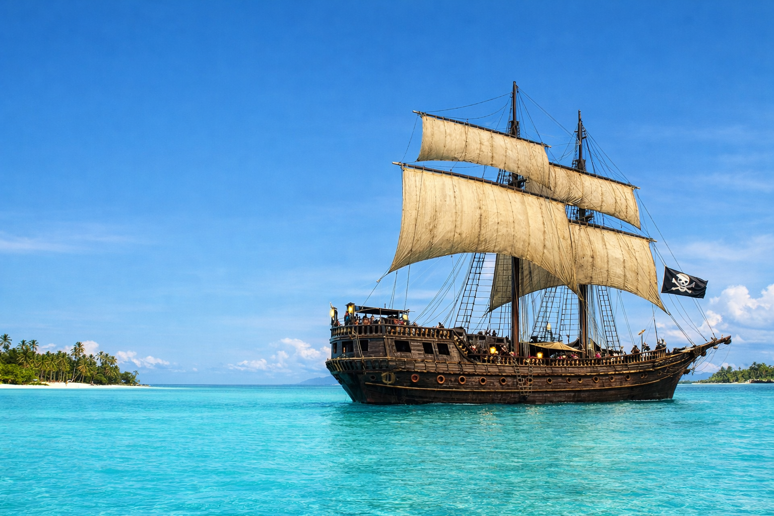 Whale Tale sailing in Fiji waters